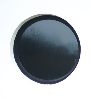 Bog Oak circular window
