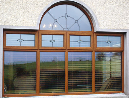 Light Oak W22 with bevels and arch