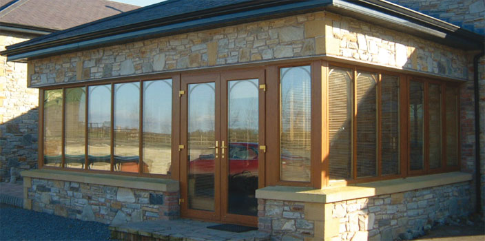 Light Oak with conservatory curves