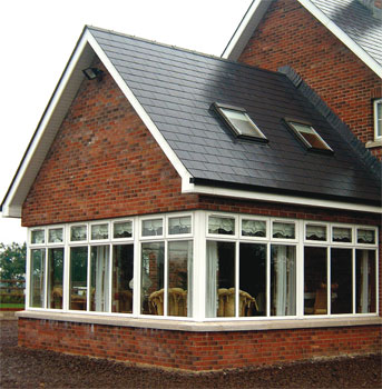 White with bevel top panes