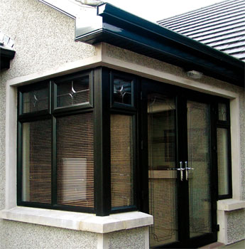 Bog Oak with bevelled top panes